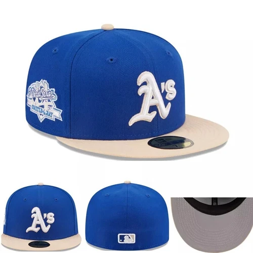 Neu Oakland Athletics Baseball Ära Mütze 59FIFTY eng anliegende Mütze -5950-16 - Bild 12 von 41