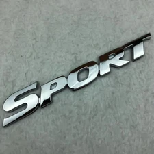 3D SPORT Logo Silver Car Emblem Sticker Trunk Bumper Badge Car Accessories 
