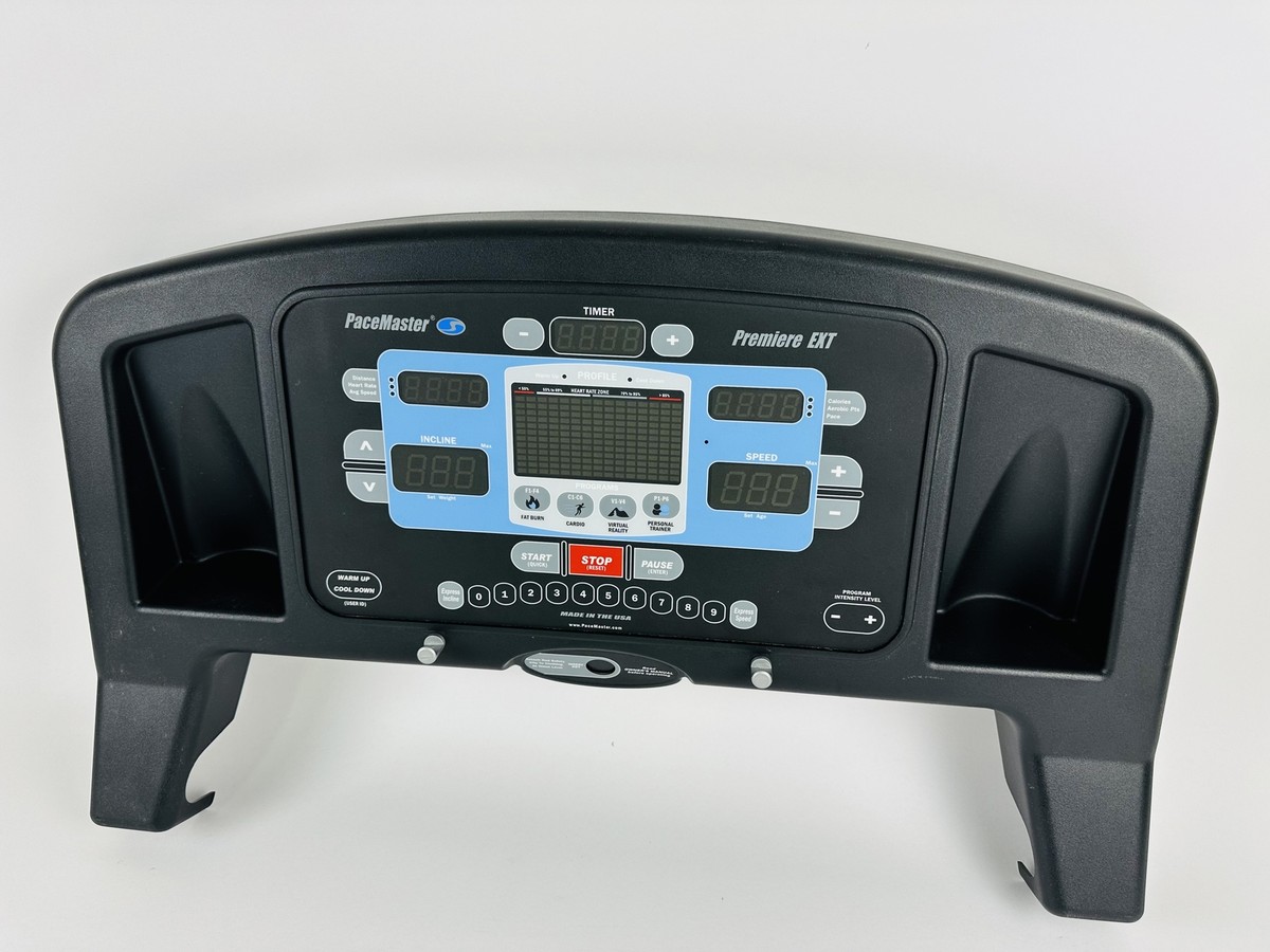 PaceMaster Pro Premier EXT Treadmill Display Console Panel (CP423