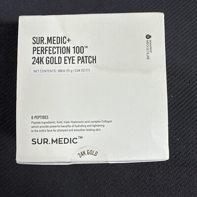 SUR.MEDIC Perfection 100 24K Gold Eye Patch - 1pack (60pcs) From TX