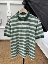 🇫🇷 Vintage 90s Lacoste Loisirs Polo T-Shirt Made In France Size L/XL