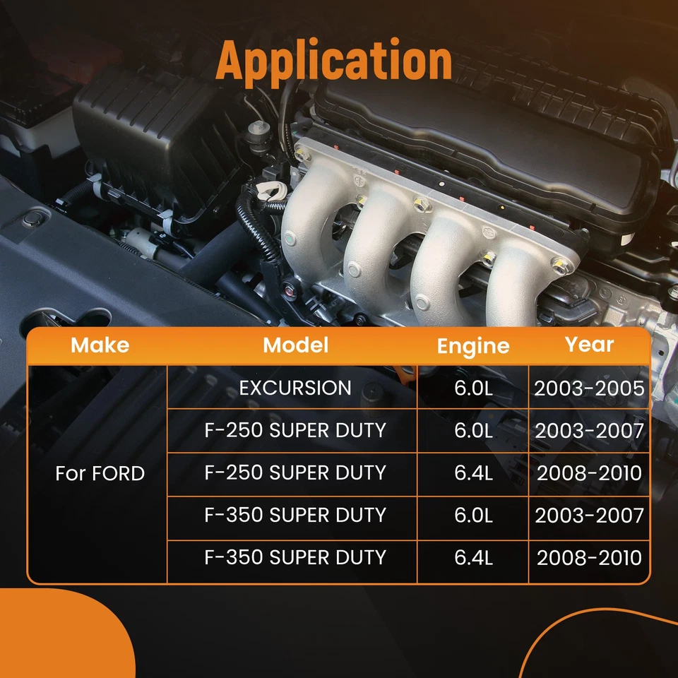 Lower Engine Oil Pan for Ford F450 F550 Super Duty 6.4L 2008-2010 264-046 - Image 3 of 4