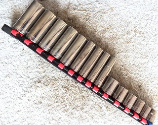 CRAFTSMAN USA 15 PIECE 3/8" DR SHALLOW & DEEP SOCKET SET 1/4" 7/8" EXCELLENT USA