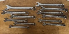 Craftsman 12 pc. Polished Chrome Metric and SAE 12pt Combination Wrench set
