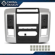 CENTER DASH RADIO TRIM BEZEL FIT FOR 2009 2010 2011 2012 DODGE RAM 1500/2500