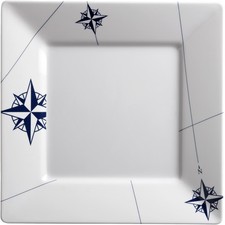 Essteller, flach groß, 25x25cm, eckig - Northwind, Marine Business