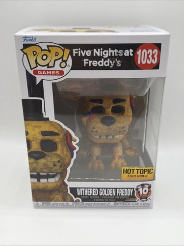 Funko Pop! Five Nights at Freddy's - Withered Golden Freddy #1033