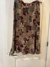 Vintage Sag Harbor Maxi Skirt Women's Size Large Multicolor