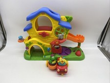 Playskool Weebles Turn N Tumble Musical House Playset w/ Car  2 Figures Tested