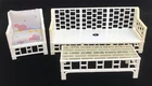 Vtg Barbie-sized Doll PATIO Furniture SET 1985 MULTI-TOYS CORP 3 Piece Set *READ