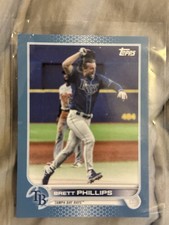 2022 Topps Mini - Brett Phillips #569 Blue /10 SSP - TAMPA BAY RAYS