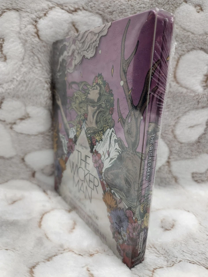 The Wicker Man 50th Anniversary Limited Edition 4K + Blu-ray Steelbook 📀 NIB Foto 3 de 4