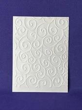 Vines Flourish Embossing Folder Cuttlebug Provo Craft Card Making Scrapbooking