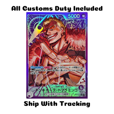 ONE PIECE TCG CARD GAME Seven Warlords Doflamingo AA Leader OP14