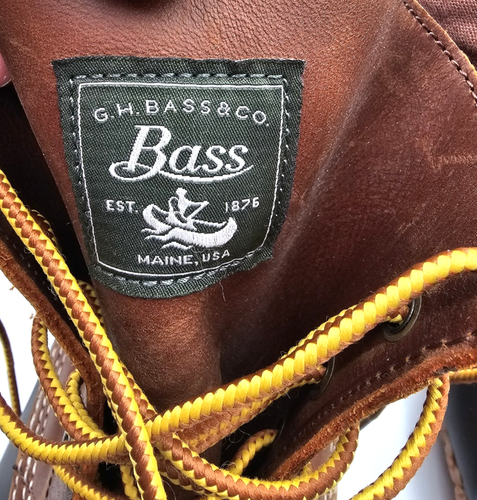 G H Bass Mallard Classic Men's size 13 Waterproof Duck Boots Leather/Rubber - Picture 3 of 10