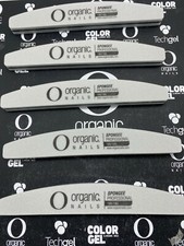 Esponja orgánica para limas de uñas 180/180, esponja Lima Media Luna 180/180 *5 piezas*