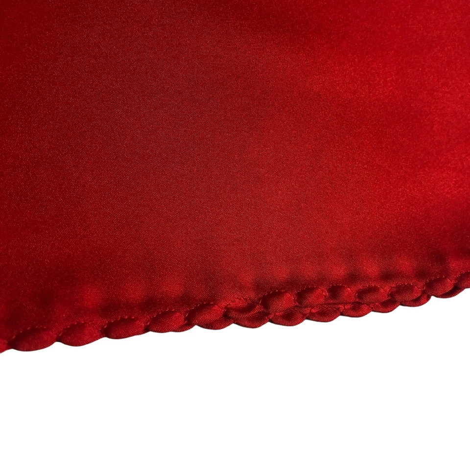 Top camisero vintage Y2K Vassarette para mujer 36 rojo corazón brillante estrás sin cordones años 90 Foto 3 de 4