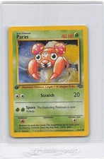 Paras 59/64 - 1st Edition - Jungle Set - VINTAGE WOTC Pokemon CARD - LP/P