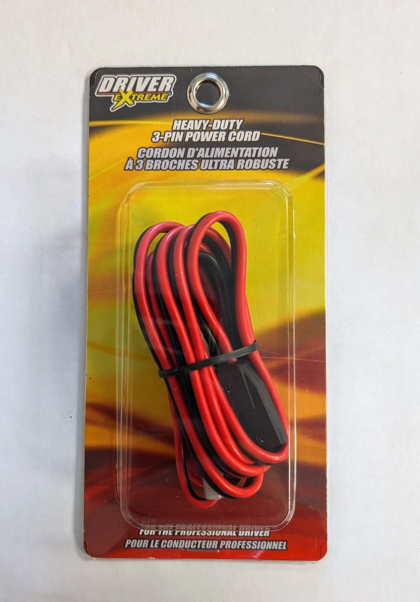 Cavo Prolunga Per Radio CB 3 Pin – 1,5 Metri, Fusibile 15A, Per Uniden Galaxy Cobra