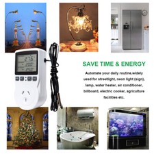 Smart Electric Room Heating Thermostat Plug in Temperature Controller