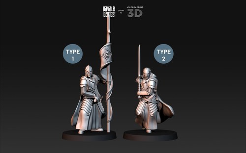 Bloody Elf Commander Davale Games 3D Printed With High Quality Resin - Picture 10 of 11