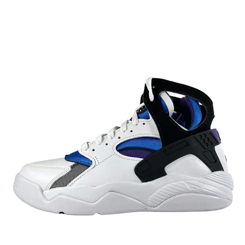 FD0183 101 Nike Air Flight Huarache OG White Varsity Purple - 7 M (Yellowing)