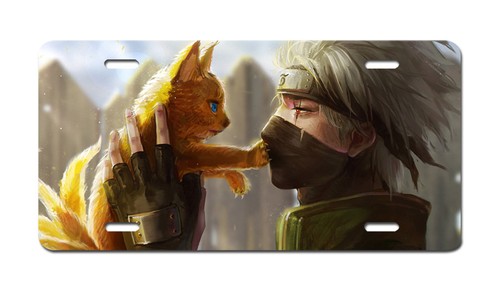 Naruto Kakashi Boruto Anime License Plate Auto Truck Car Tag Gift