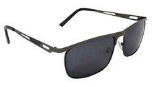 Lucas Metal Sunglasses Polarized Grey Cat-3 UV400 Lenses GF