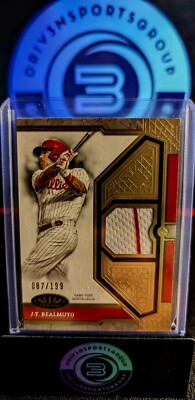 2024 TOPPS TIER ONE J.T. REALMUTO GAME-USED RELIC /199 PHILLIES | eBay