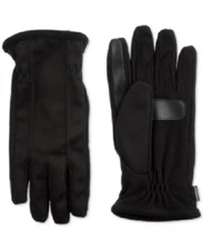 ISOTONER Men's Black SmartDRI SmartTOUCH Gloves NEW Medium Med M