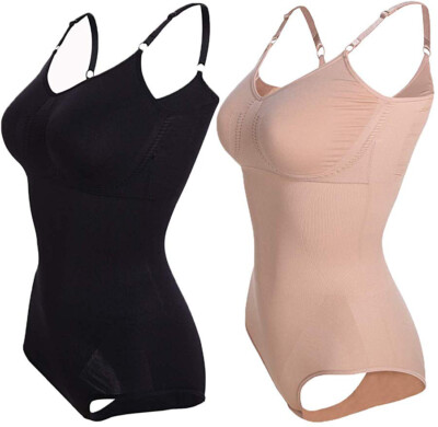 Damen Taillenformer Shapewear Bauch Weg Korsett Mieder stark formend DE Bodysuit