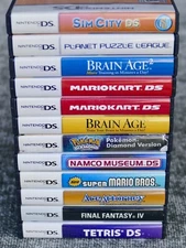 Lot 12 Nintendo DS game cases, manuals, inserts only (instruction booklet cover)
