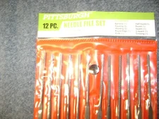 12 PCS SET FILES  NEEDLE FILES BY PITTSBURGH NEW  GREAT DEAL