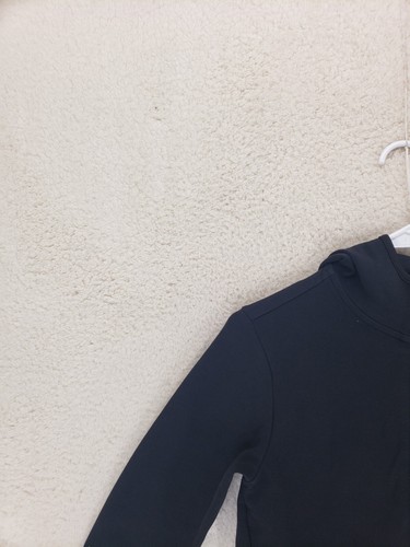 Old Navy Girls Sweatshirt Large Black Cotton Blend Long Sleeve Hoodie Full Zip - 第 2/18 張圖片