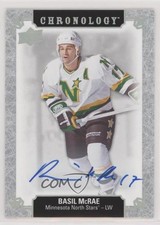 2018-19 Upper Deck Chronology Franchise History Basil McRae #FH-MN-BM Auto 00s4