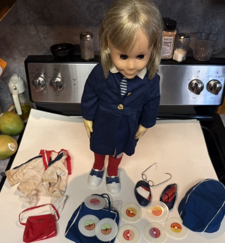 24" 1962  Mattel Talking Charmin Chatty Cathy blond Hair Sailor Outfit