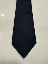 ETON Men’s Navy 100% Silk Italian Made Basketweave Necktie 57” x 3” MSRP $170