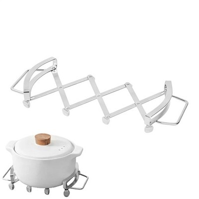 Hot Pan Holder Expandable Heat Resistant Kitchen Gadgets Metal Trivets