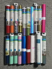 Cricut Permanent Vinyl Lot of 24 Rolls - Various Colors And Sizes -  New