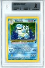 BGS NM-MT 8 Pokemon Trading Card Game Blastoise 002/130 Base Set 2 Holo Rare