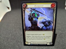 Overpower (Yellow Foil) Rare WTR124 FAB NM Welcome To Rathe Unlimited