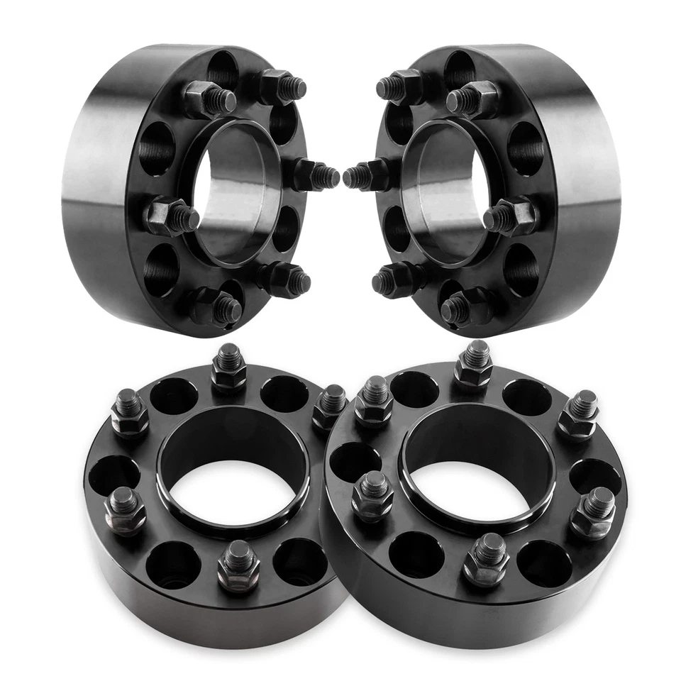 4pc 2" Hubcentric Wheel Spacers 6x135 14x2 Studs Fits Ford F150  Lincoln Mark LT