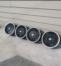 Set of 4 MSW Type 1935FS 15" x 6" Mesh Wheels 4 x 108 bolt pattern (Black)