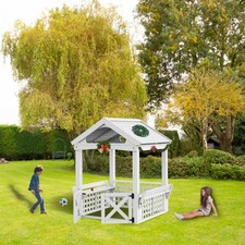 Modern Outdoor Wooden Playhouse for Children Waterproof Design with Comfortable