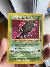 🟠🇩🇪 Carta Pokémon Rara Segreta Celebi Scintillante 106/105 Neo Destiny Holo