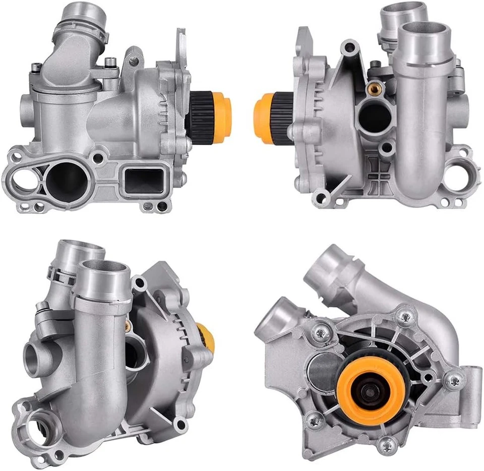 Conjunto de bomba de agua de aluminio compatible con Audi A3 A4 TT VW Tiguan Jetta Golf GTI Eos Foto 3 de 4