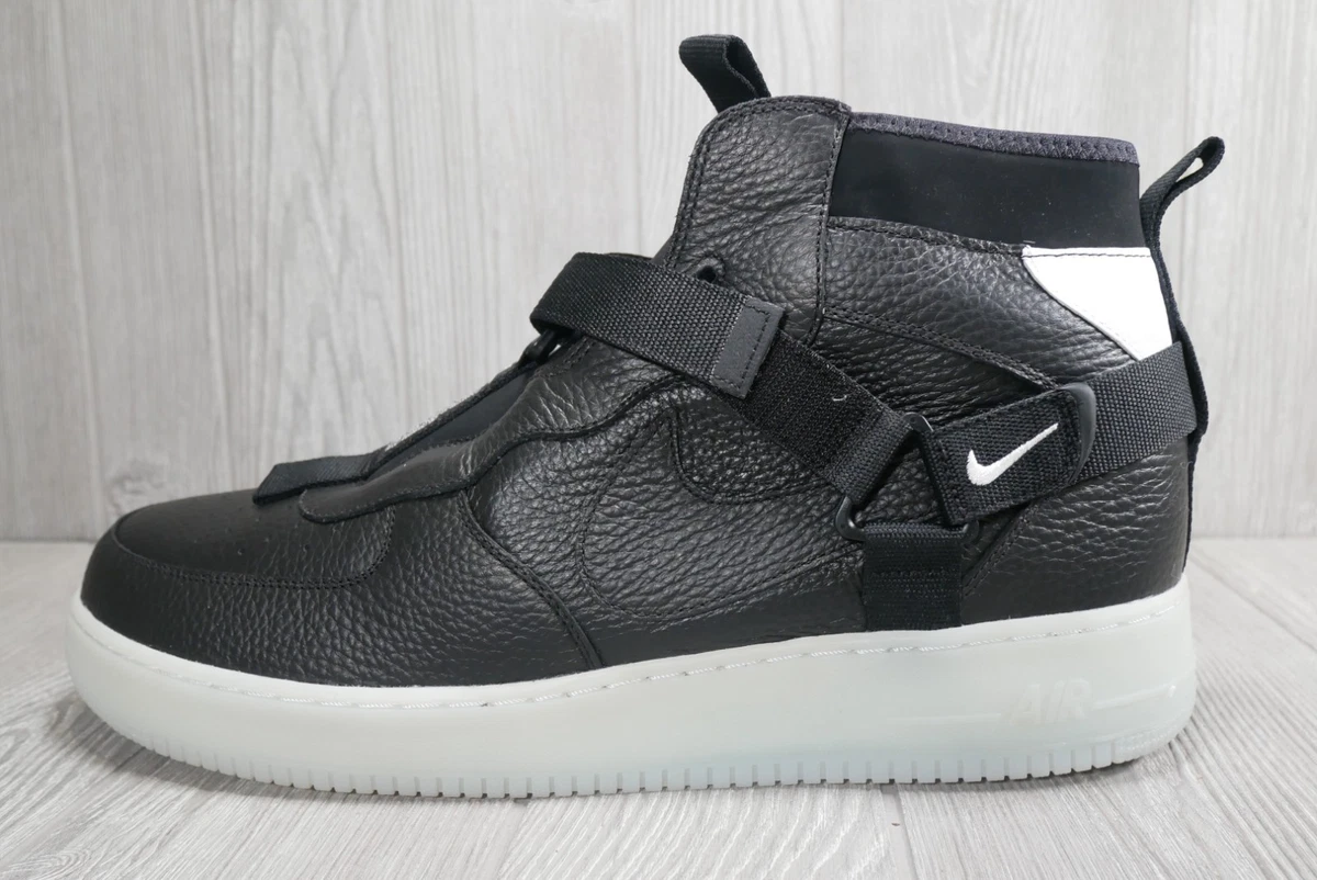 Nike Air Force 1 Utility Mid Black Half Blue for Sale