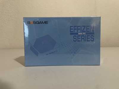 BOSGAME Mini PC 12Gen N100 3.4GHz 16GB DDR4 512GB M.2 SSD, Win11 Pro. NEW SEALED