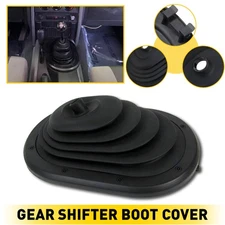 Fits 2007-2010 Jeep Wrangler 3.8L Manual Shift Boot Cover Shifter Black Rubber E