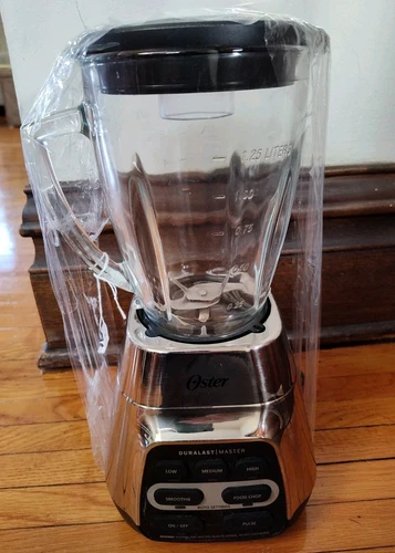 Oster Duralast Master 6-Settings Blender, Chrome. Works Great. Tested.